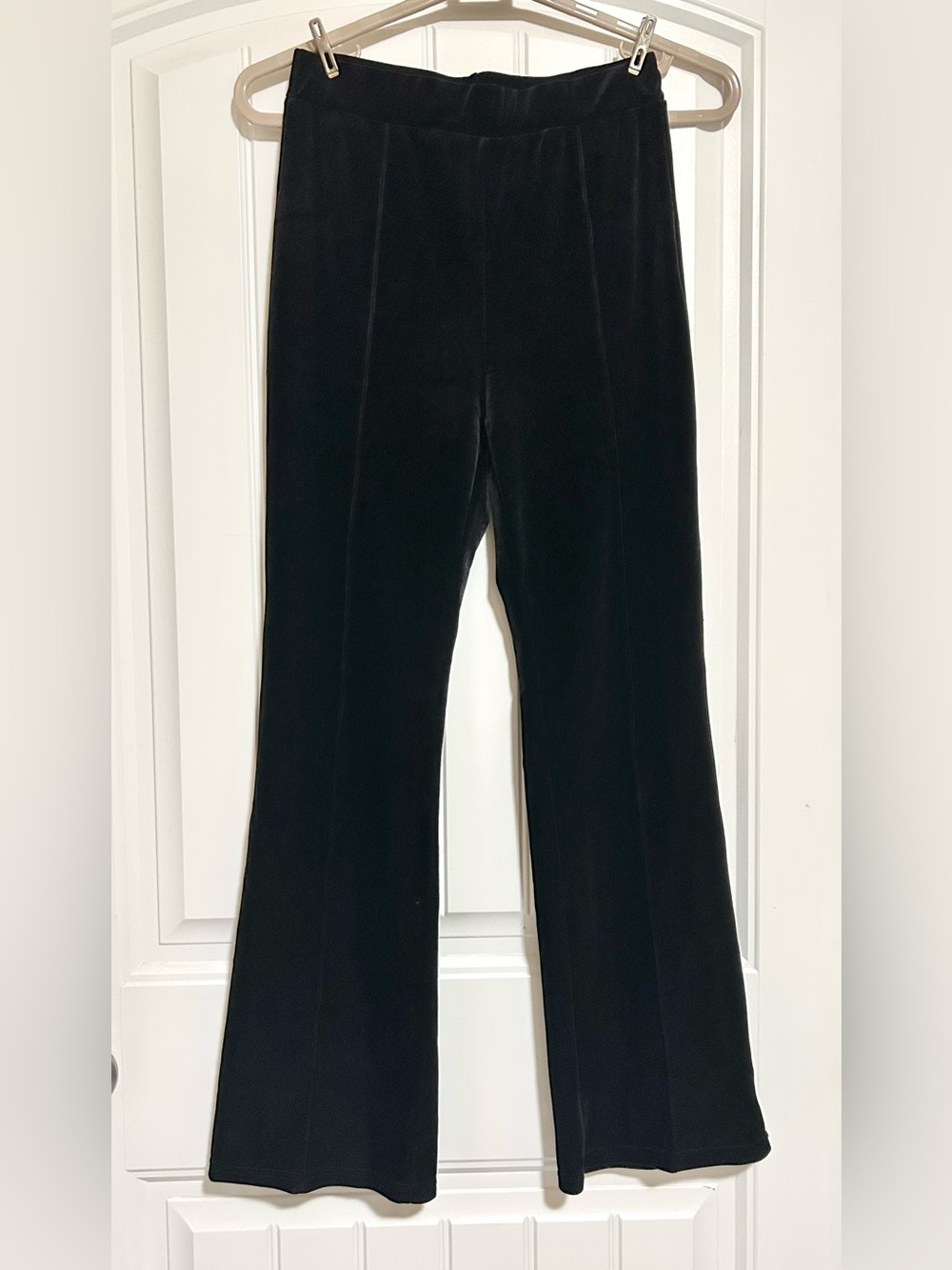 Black Velvet Flare Pant